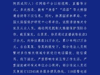 四川都江堰警方通报：散布大熊猫谣言嫌疑人被依法移送起诉