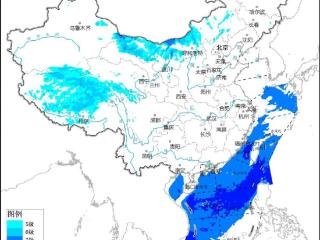 东部和南部海区有大风天气 青藏高原有明显降雪