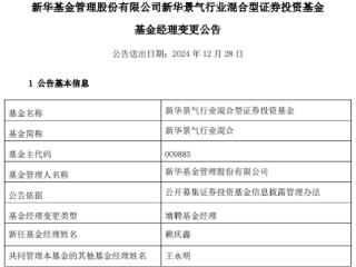 新华景气行业混合增聘赖庆鑫