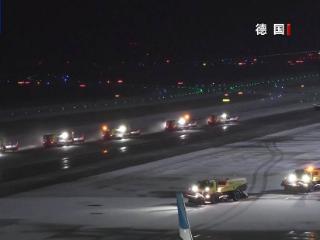 欧洲多国遭遇强降雪 交通受阻供电中断