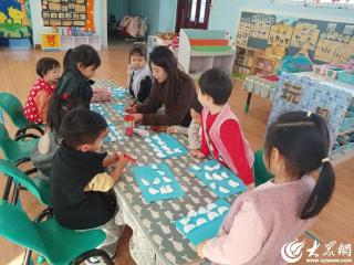 巧手包水饺 文化味绵长——东营区第二实验幼儿园开展手工活动