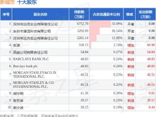 1月8日新城市发布公告，其股东减持242.57万股