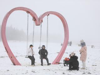 重庆秀山：川河盖迎来降雪