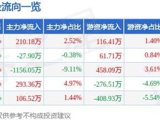 洪田股份（603800）1月9日主力资金净买入210.18万元