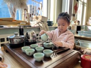 淄博市淄川区实验幼儿园开展悠悠茶香·浓浓茶趣主题活动