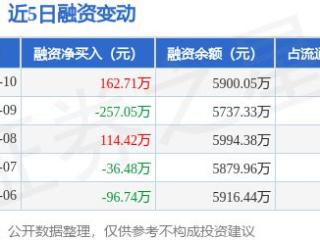 思林杰：1月10日融资买入280.94万元，融资融券余额5900.05万元