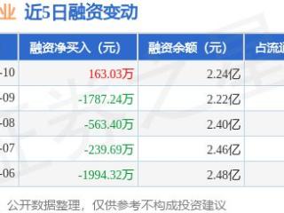 太阳纸业：1月10日融资买入460.26万元，融资融券余额2.3亿元