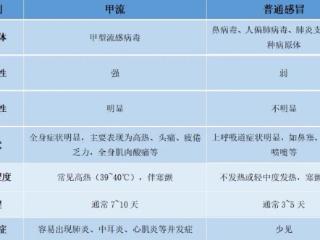 甲流和普通感冒如何区别？哪些症状需就医？疾控专家教你应对