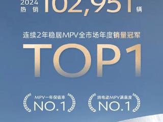 比亚迪腾势D9 2024全年销量破10万：1-11月均价超38.8万元