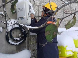 烟台联通全力保障强降雪和大风天气通信稳定