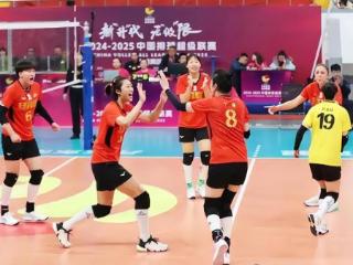 3-1！女排联赛4强出炉：辽津携手晋级，江苏5连胜第1，山东出局