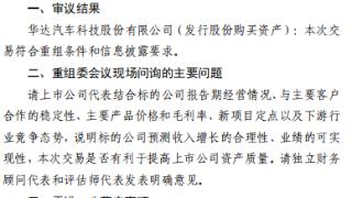 华达科技收购江苏恒义剩余股权获通过 中泰证券建功