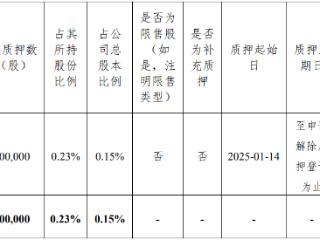 华林证券控股股东质押400万股 已累计质押7.98亿股