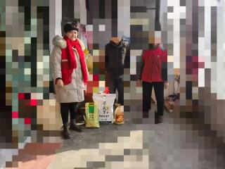 泰安市岱岳区山口镇开展“敲门送温暖 喜庆迎新年”慰问活动