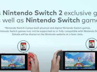 任天堂警告：部分Switch游戏不兼容Switch 2主机