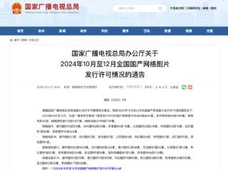 2024年国产网络剧片发行许可情况一览！