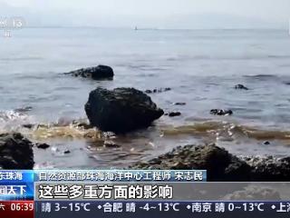 珠海近岸多地水色异常 专家：形成原因有多方面