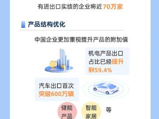 一图读懂2024年我国外贸发展3大亮点