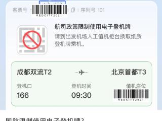 曝航旅纵横被国航暂停电子登机牌乘机：需换取纸质登机牌