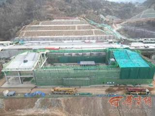 西十高铁建设进度刷新漫川关站主体结构封顶