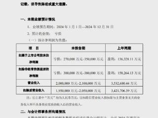 第四季亏损额扩大，东方日升2024年预亏27亿-35亿