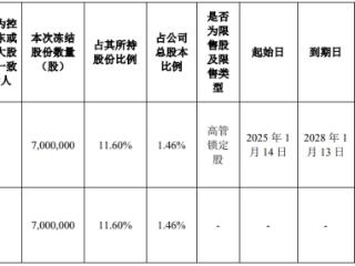 科蓝软件实控人部分持股被冻结 2017上市3募资近11亿