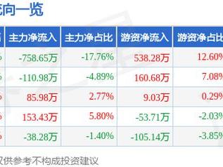 迪威尔（688377）1月20日主力资金净卖出758.65万元