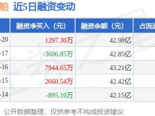 中国船舶：1月20日融资买入1.54亿元，融资融券余额43.1亿元