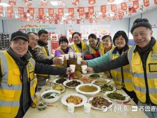 新春走基层｜春节不停工，津潍高铁东营南站项目建设忙