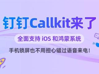 全面支持iOS、鸿蒙！钉钉Callkit功能官宣上线：锁屏直接通话