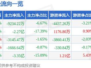 中百集团（000759）1月23日主力资金净卖出9234.22万元