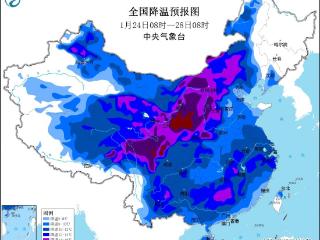 寒潮+暴雪双预警齐发！我国中东部迎大范围降温和雨雪