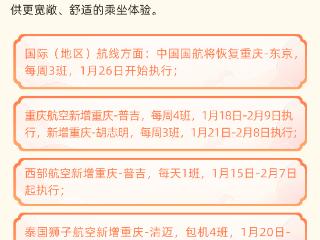 赶紧收藏！重庆最全“春节出行攻略”来了