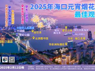 2025年海口元宵烟花回归 最佳观赏点位在这里