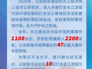 打击长江流域污染环境犯罪，10起典型案例公布！