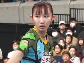 张本兄妹惨败！早田希娜4-0横扫张本美和，第4次夺全国单打冠军