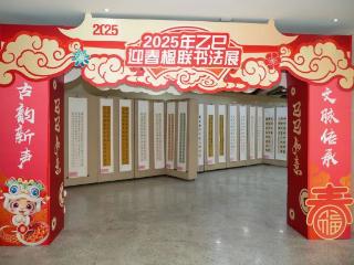 长春市图书馆举办“文脉传承 古韵新声”2025年乙巳迎春楹联书法展