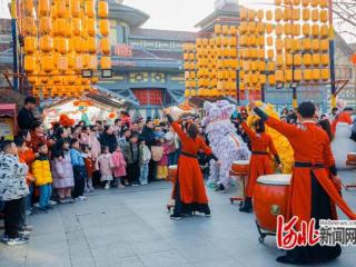 河北磁县：民俗迎新春 方特年味足