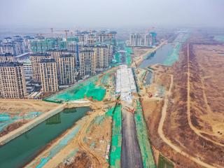 济南起步区大寺河综合治理正在进行，未来变身景观河