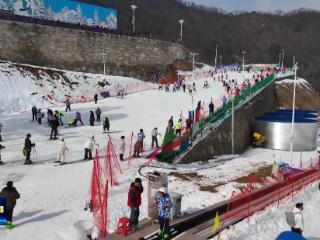 假期游玩新选择！众多市民打卡武当滑雪场，体验冰雪激情