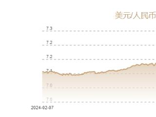 2月5日人民币对美元中间价报7.1693元 上调5个基点