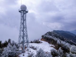 重庆云阳：部分高海拔地区迎来蛇年首场降雪