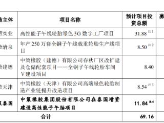 中策橡胶2月13日上交所首发上会 拟募资48.5亿元