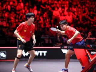 3-0！王楚钦/林诗栋夺男双冠军，轰11：2、11：4，国乒已获四冠