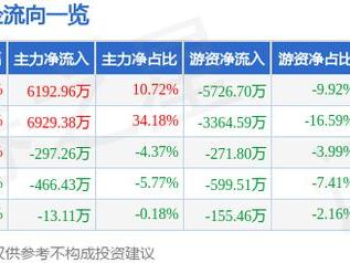 新华百货（600785）2月10日主力资金净买入6192.96万元