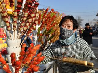 河北任丘：“糖墩儿节” 迎元宵