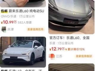 二手交易平台现大量低价乐道次新车？商家称下单后在乐道交付中心提车