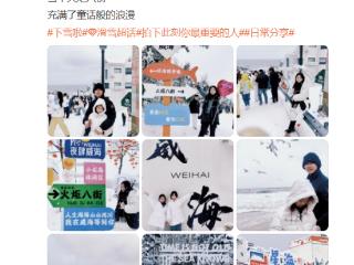 现实版冰雪奇缘！“北极圈分圈”威海再迎大雪！