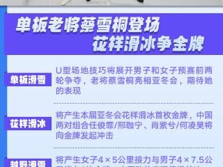 哈尔滨亚冬会2月12日观赛日历 看花滑两金花落谁家