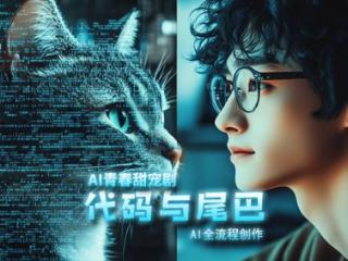 海看股份 AI青春甜宠剧《代码与尾巴》首发播出